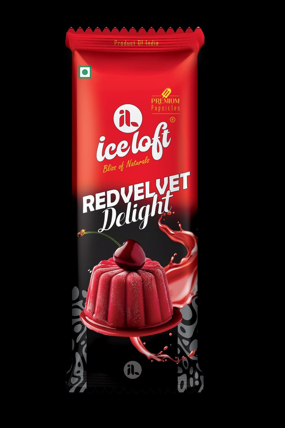 ICE LOFT Red Velvet Delight premium popsicle