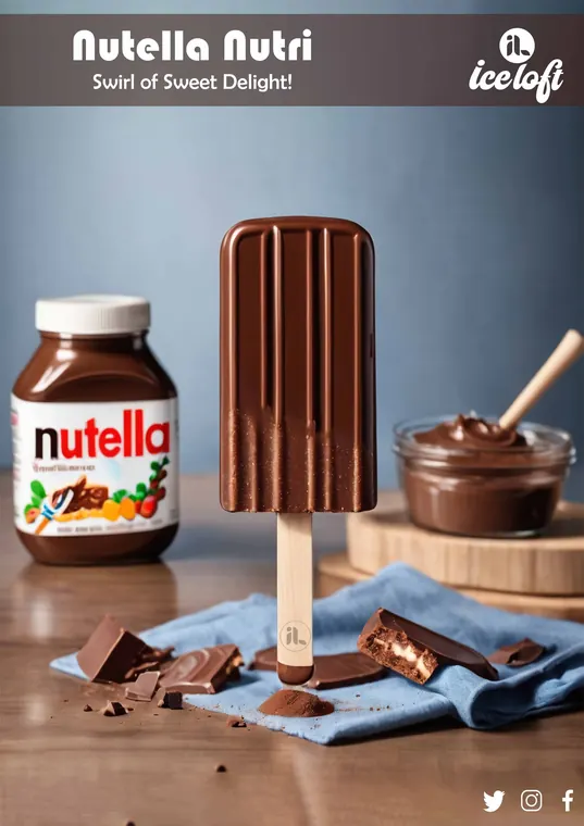 Nutella Dream milky ice cream